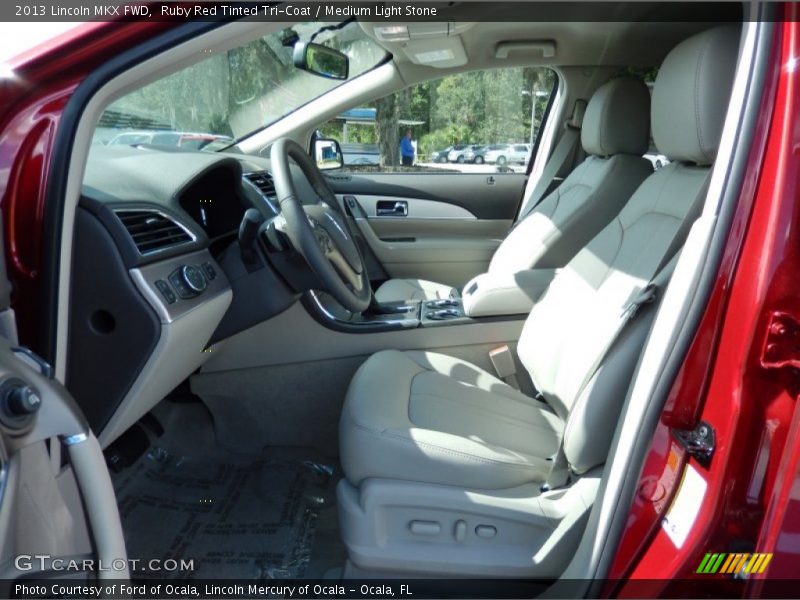 Ruby Red Tinted Tri-Coat / Medium Light Stone 2013 Lincoln MKX FWD