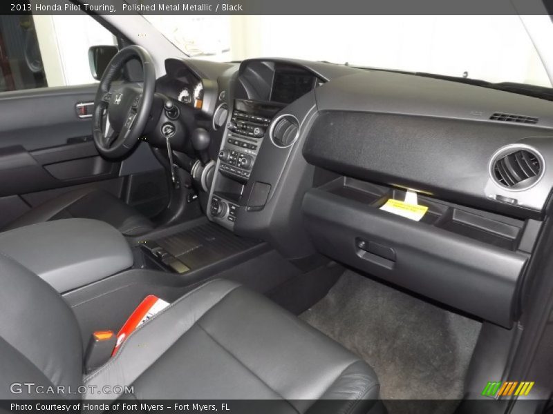 Polished Metal Metallic / Black 2013 Honda Pilot Touring