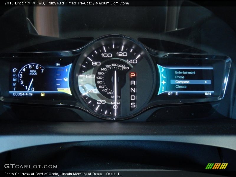 Ruby Red Tinted Tri-Coat / Medium Light Stone 2013 Lincoln MKX FWD