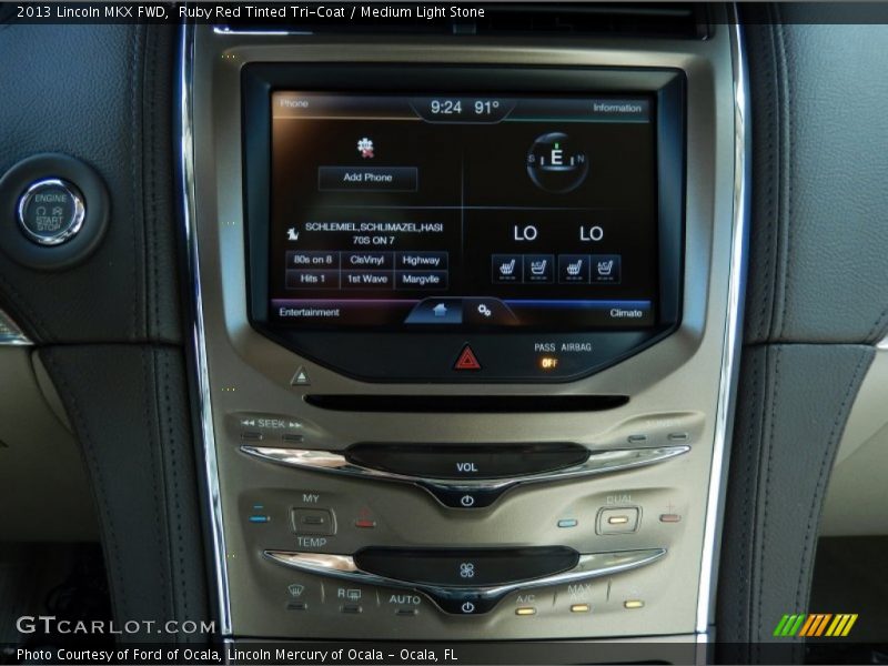 Ruby Red Tinted Tri-Coat / Medium Light Stone 2013 Lincoln MKX FWD