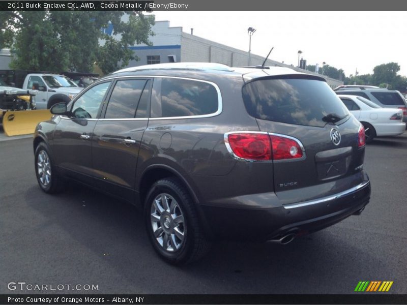 Cocoa Metallic / Ebony/Ebony 2011 Buick Enclave CXL AWD