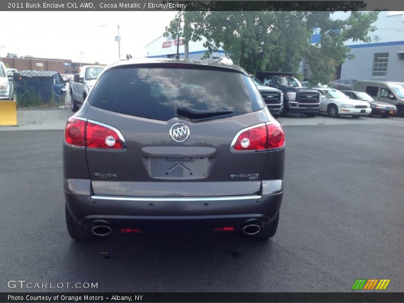 Cocoa Metallic / Ebony/Ebony 2011 Buick Enclave CXL AWD