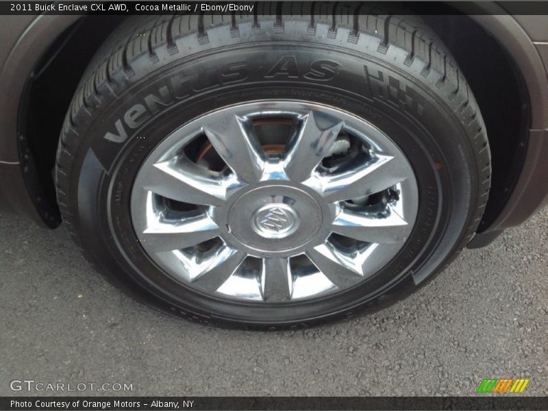 Cocoa Metallic / Ebony/Ebony 2011 Buick Enclave CXL AWD