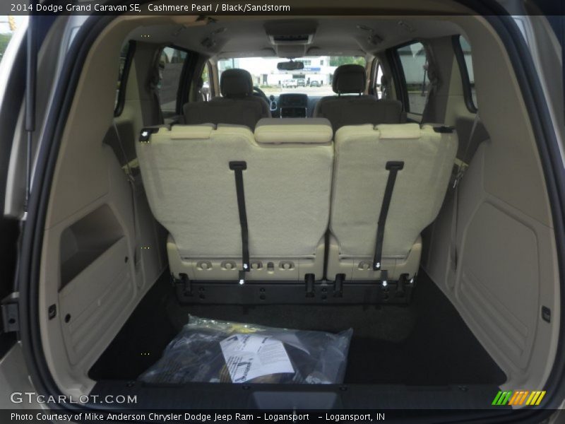  2014 Grand Caravan SE Trunk