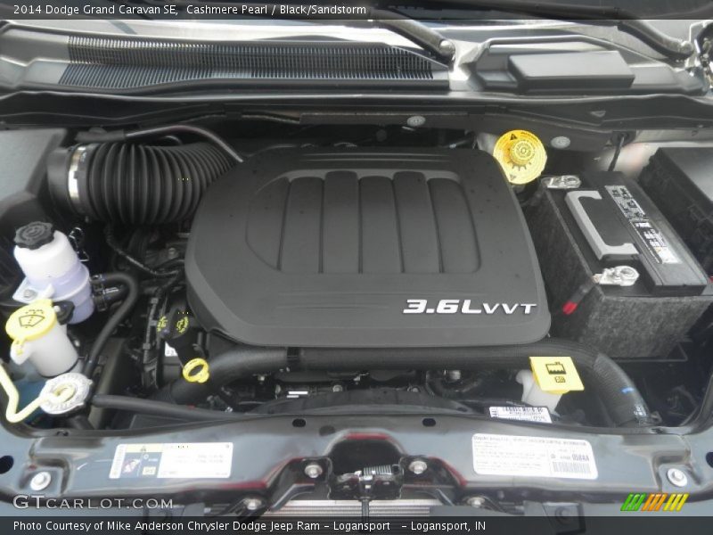  2014 Grand Caravan SE Engine - 3.6 Liter DOHC 24-Valve VVT V6