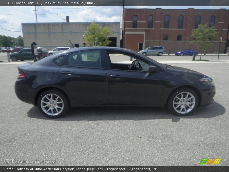 Maximum Steel Metallic / Black 2013 Dodge Dart SXT