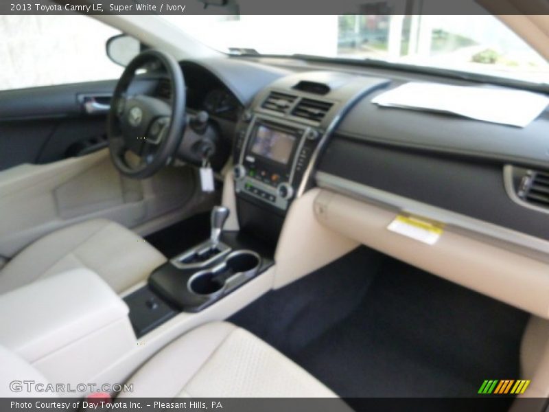 Super White / Ivory 2013 Toyota Camry LE