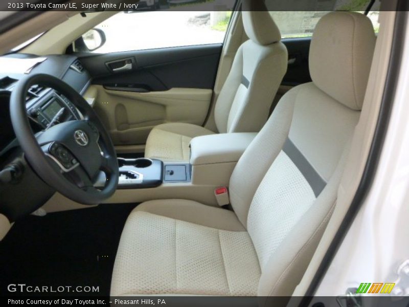 Super White / Ivory 2013 Toyota Camry LE