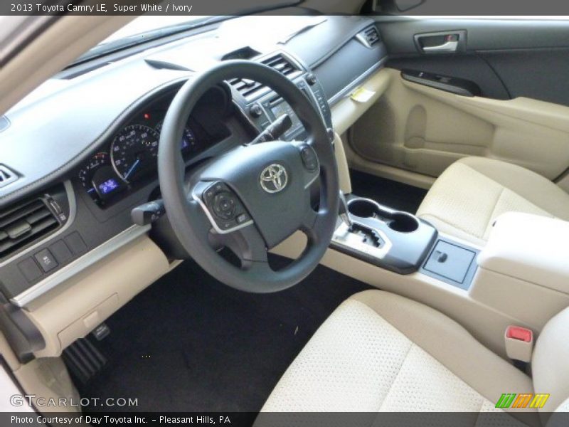 Super White / Ivory 2013 Toyota Camry LE