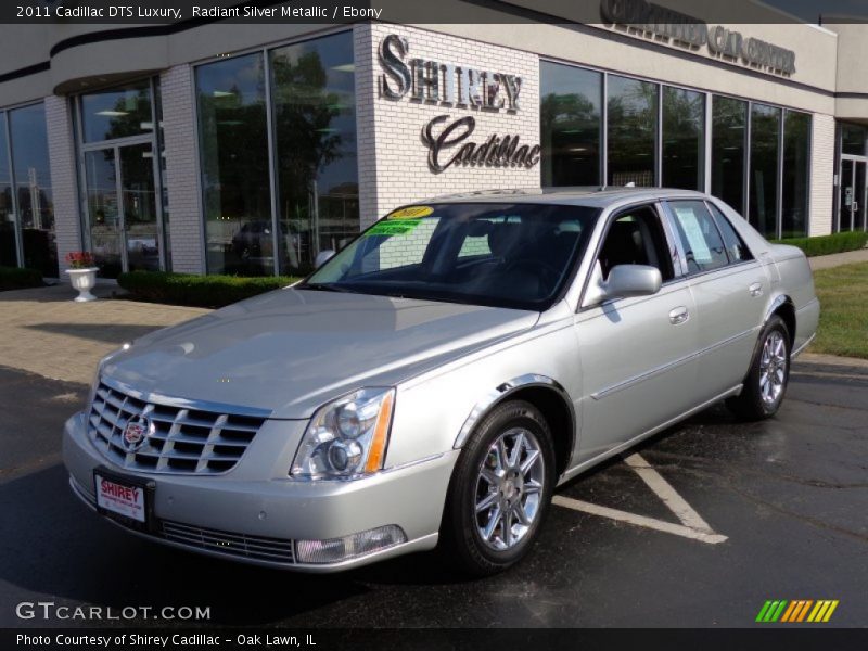 Radiant Silver Metallic / Ebony 2011 Cadillac DTS Luxury