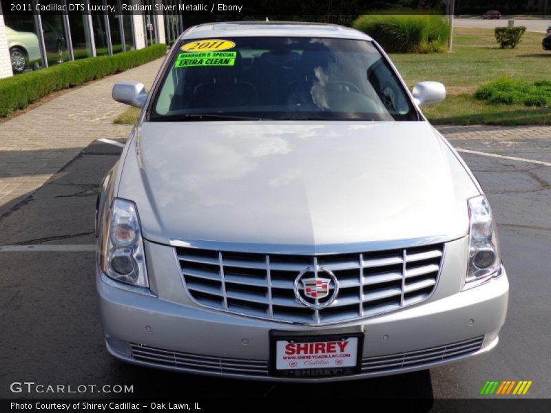 Radiant Silver Metallic / Ebony 2011 Cadillac DTS Luxury