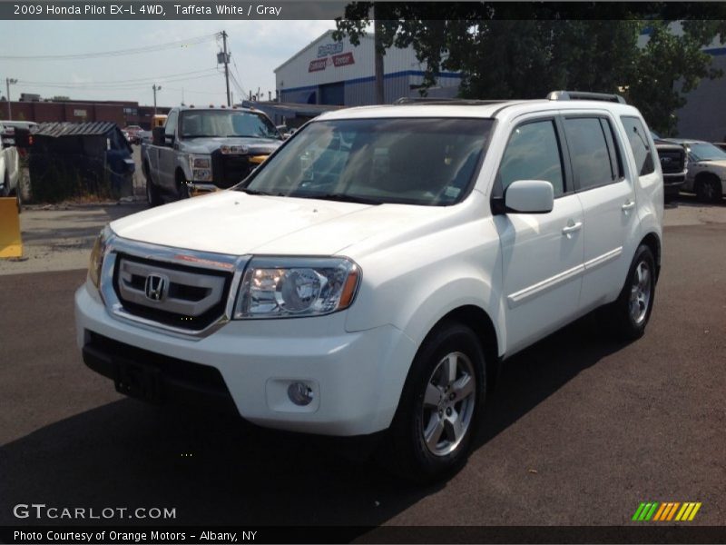 Taffeta White / Gray 2009 Honda Pilot EX-L 4WD