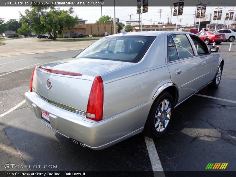 Radiant Silver Metallic / Ebony 2011 Cadillac DTS Luxury