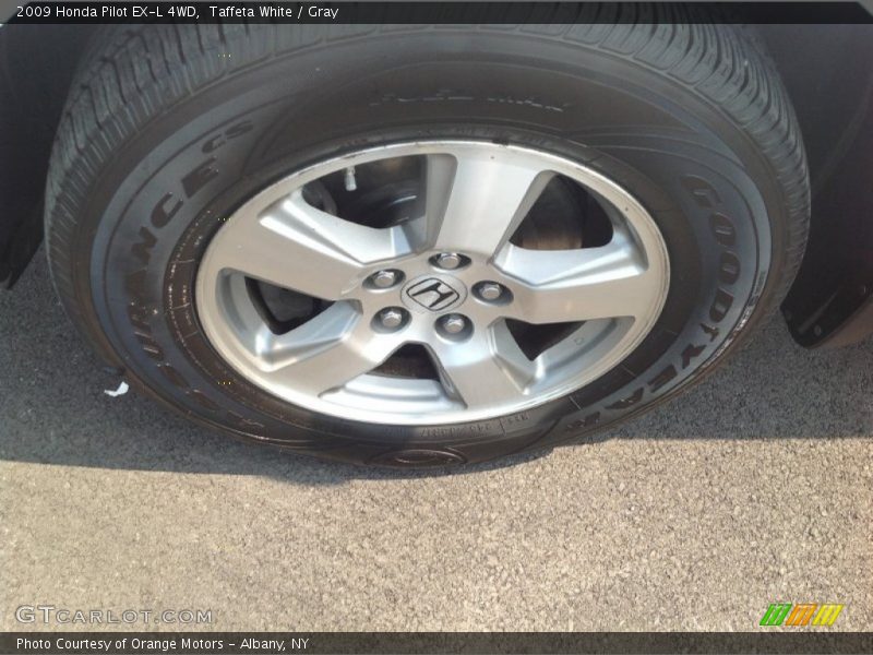 Taffeta White / Gray 2009 Honda Pilot EX-L 4WD