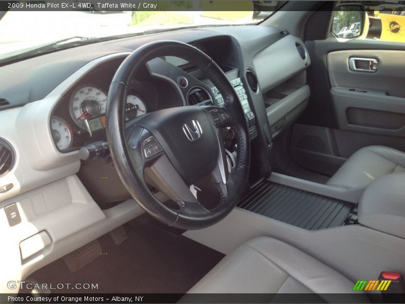 Taffeta White / Gray 2009 Honda Pilot EX-L 4WD