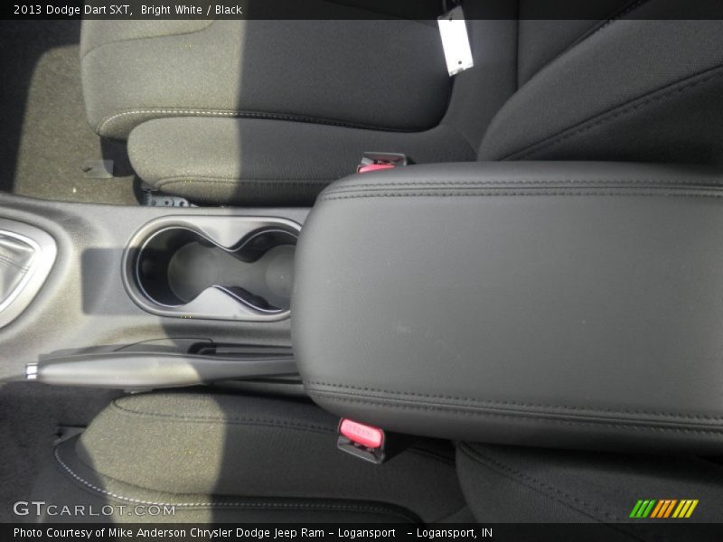 Bright White / Black 2013 Dodge Dart SXT