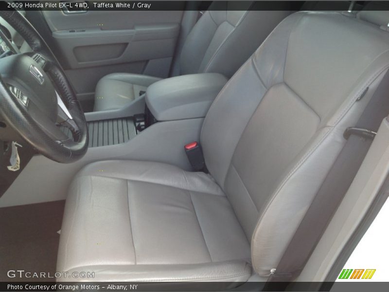 Taffeta White / Gray 2009 Honda Pilot EX-L 4WD