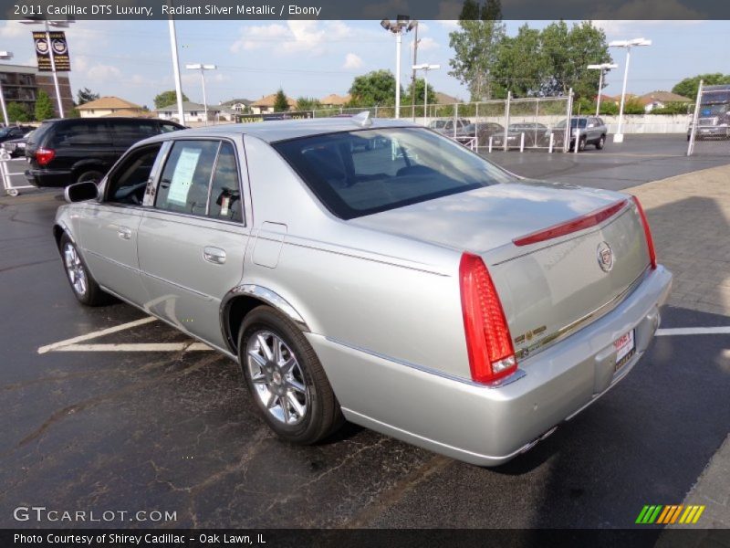 Radiant Silver Metallic / Ebony 2011 Cadillac DTS Luxury
