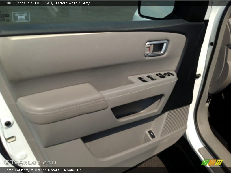 Taffeta White / Gray 2009 Honda Pilot EX-L 4WD