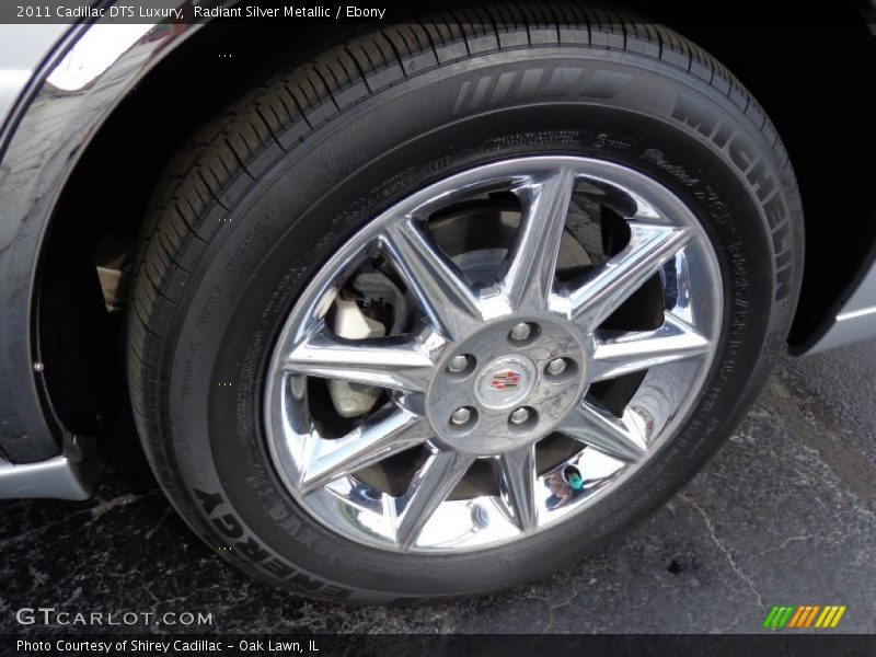 Radiant Silver Metallic / Ebony 2011 Cadillac DTS Luxury