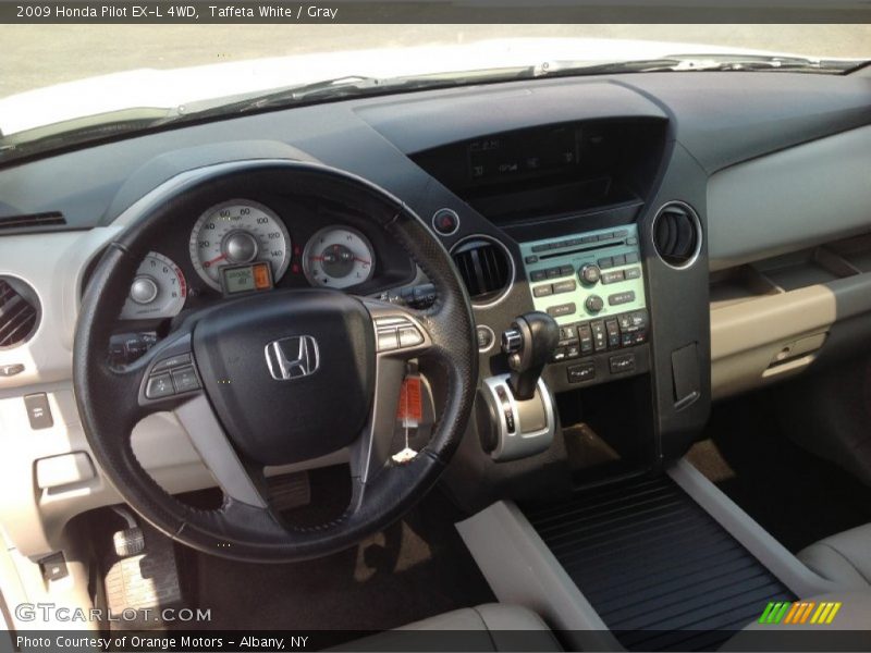 Taffeta White / Gray 2009 Honda Pilot EX-L 4WD