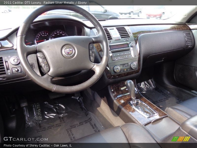 Radiant Silver Metallic / Ebony 2011 Cadillac DTS Luxury