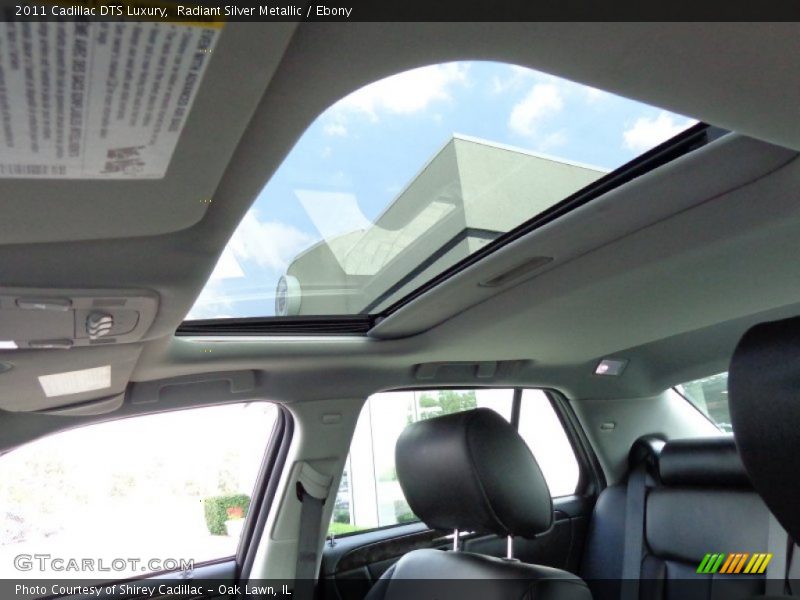 Radiant Silver Metallic / Ebony 2011 Cadillac DTS Luxury