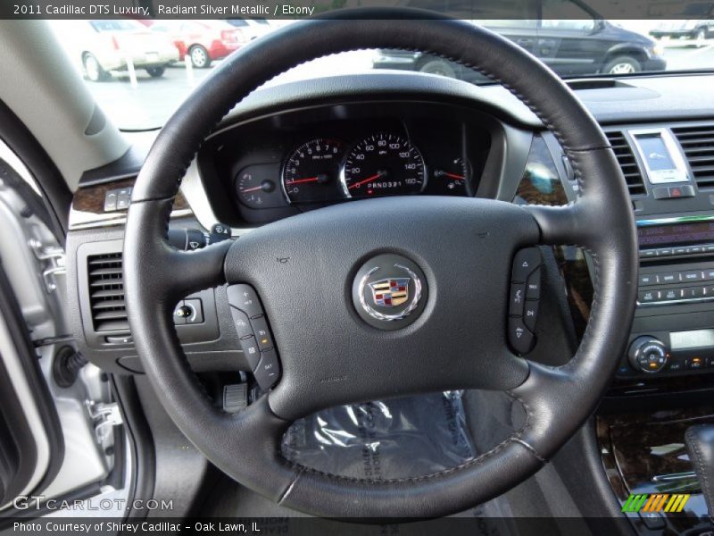 Radiant Silver Metallic / Ebony 2011 Cadillac DTS Luxury