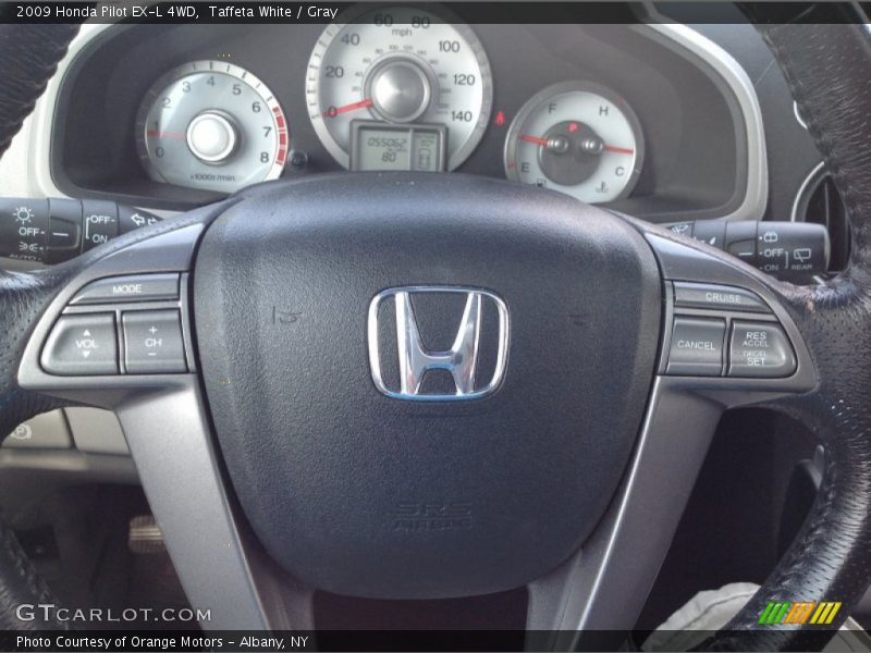 Taffeta White / Gray 2009 Honda Pilot EX-L 4WD