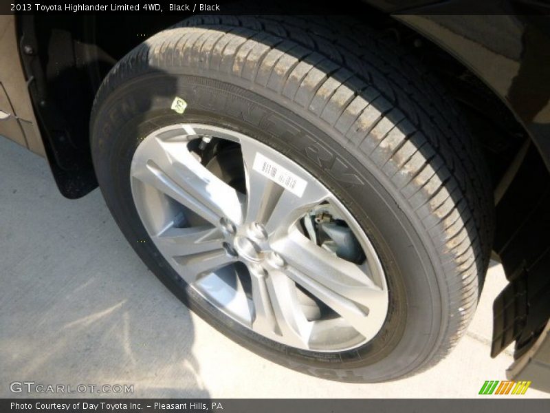 Black / Black 2013 Toyota Highlander Limited 4WD