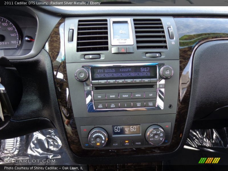Radiant Silver Metallic / Ebony 2011 Cadillac DTS Luxury