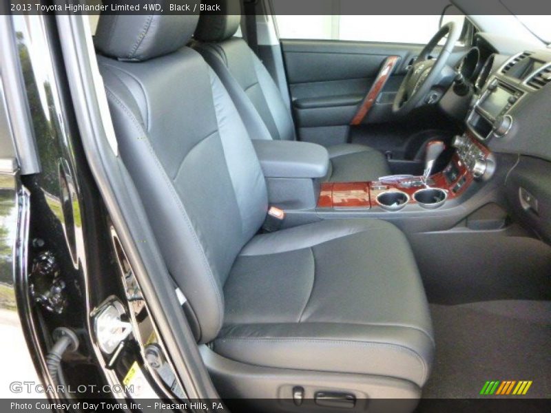 Black / Black 2013 Toyota Highlander Limited 4WD