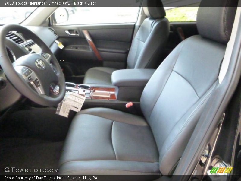 Black / Black 2013 Toyota Highlander Limited 4WD