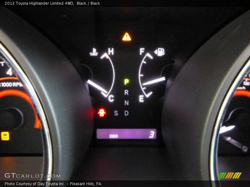 Black / Black 2013 Toyota Highlander Limited 4WD