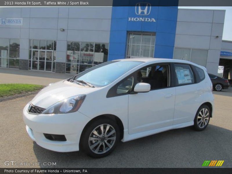 Taffeta White / Sport Black 2013 Honda Fit Sport