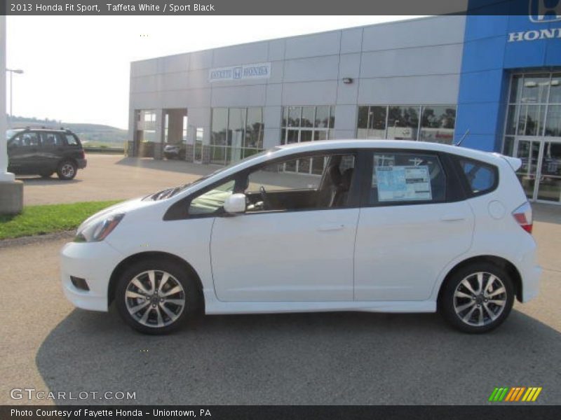 Taffeta White / Sport Black 2013 Honda Fit Sport