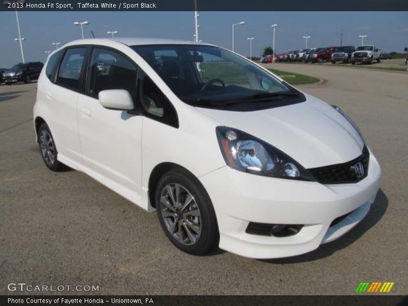 Taffeta White / Sport Black 2013 Honda Fit Sport