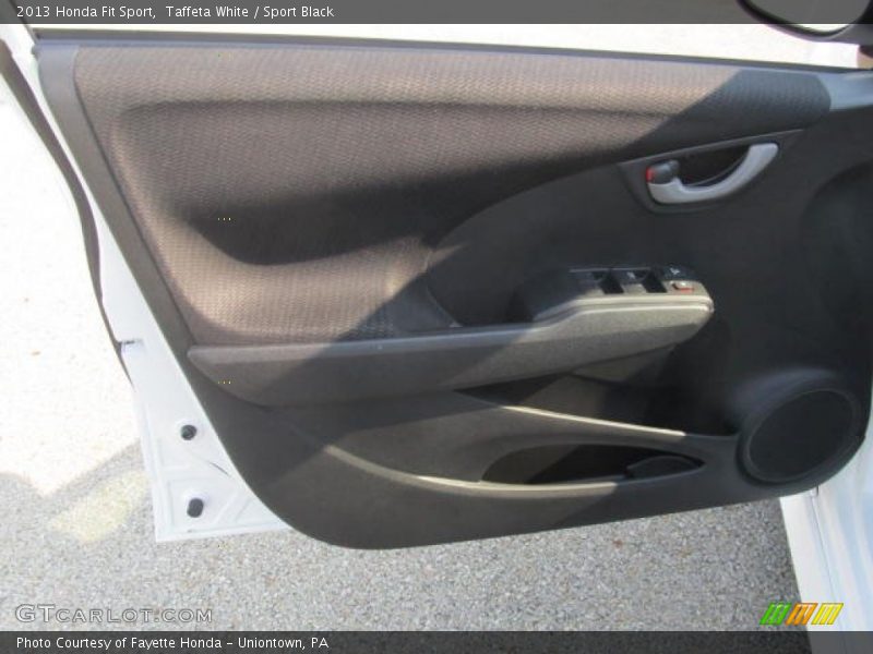 Taffeta White / Sport Black 2013 Honda Fit Sport