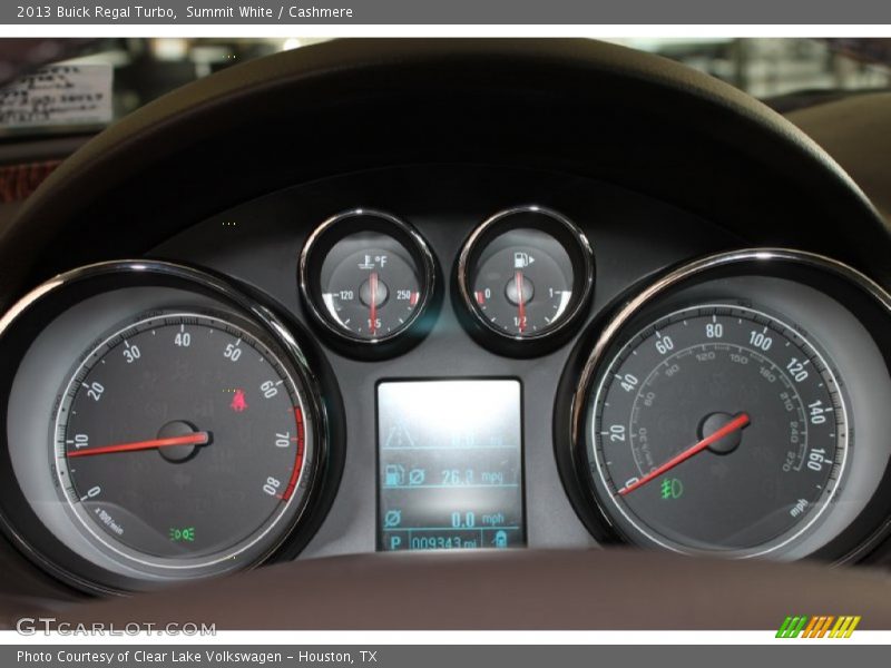 Summit White / Cashmere 2013 Buick Regal Turbo