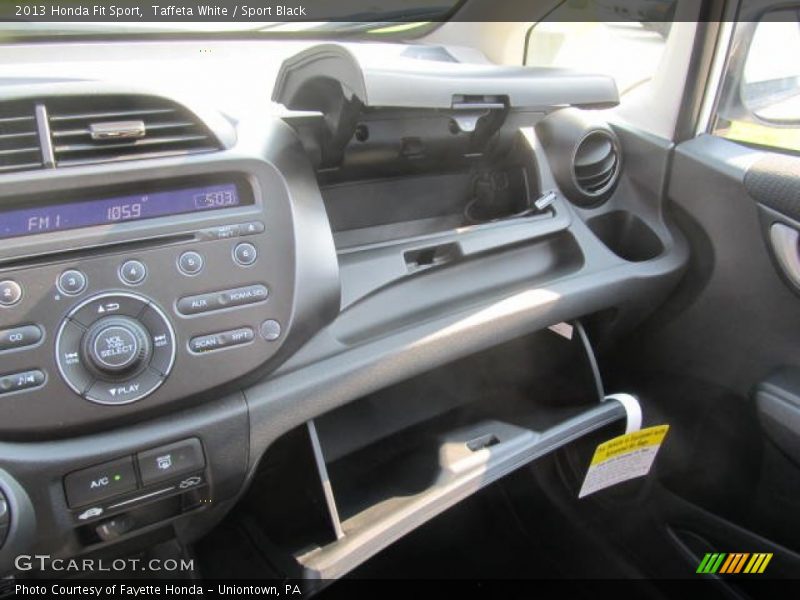 Taffeta White / Sport Black 2013 Honda Fit Sport
