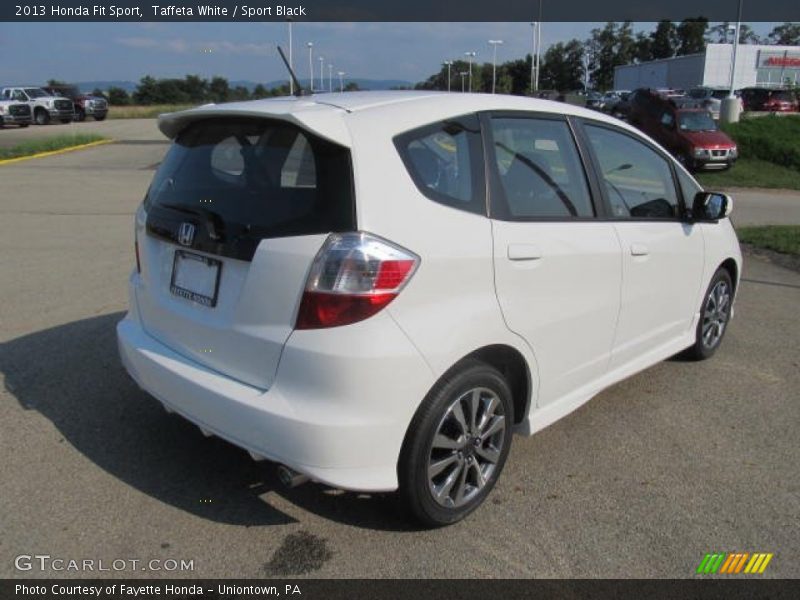 Taffeta White / Sport Black 2013 Honda Fit Sport