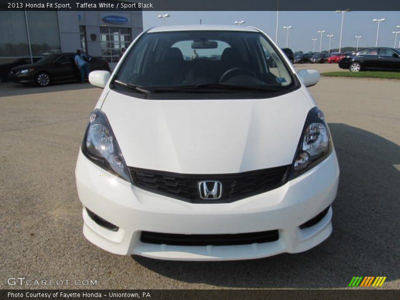 Taffeta White / Sport Black 2013 Honda Fit Sport