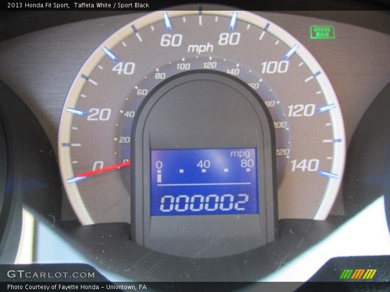 Taffeta White / Sport Black 2013 Honda Fit Sport