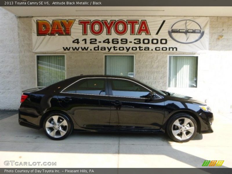 Attitude Black Metallic / Black 2013 Toyota Camry SE V6