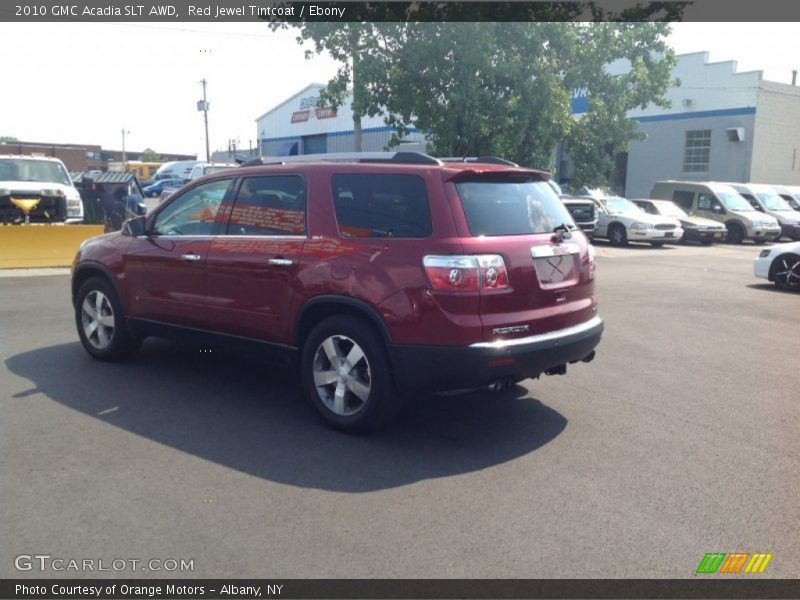 Red Jewel Tintcoat / Ebony 2010 GMC Acadia SLT AWD