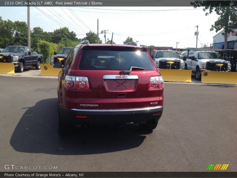 Red Jewel Tintcoat / Ebony 2010 GMC Acadia SLT AWD