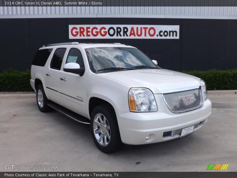 Summit White / Ebony 2014 GMC Yukon XL Denali AWD