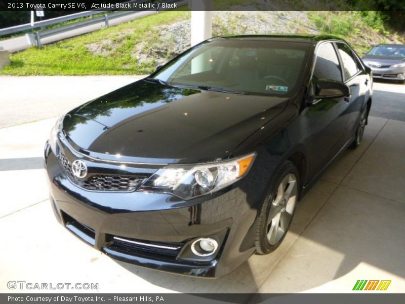 Attitude Black Metallic / Black 2013 Toyota Camry SE V6