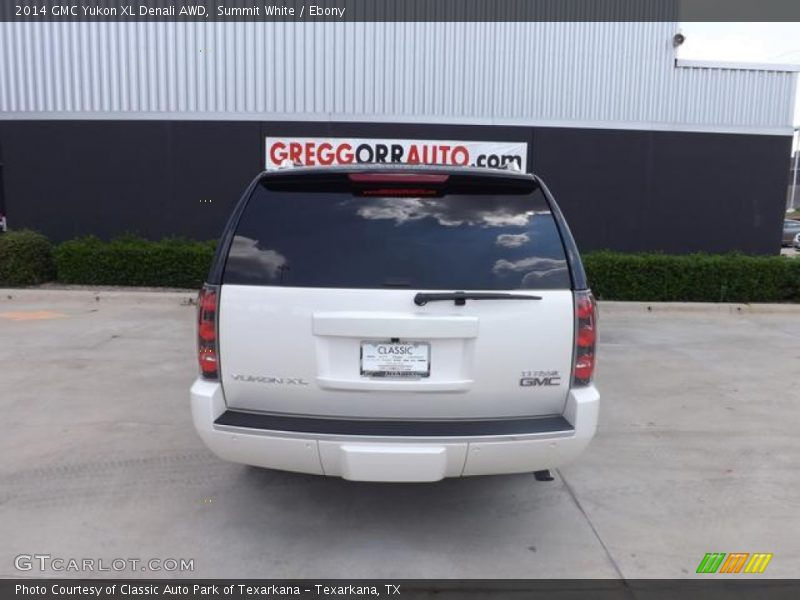 Summit White / Ebony 2014 GMC Yukon XL Denali AWD