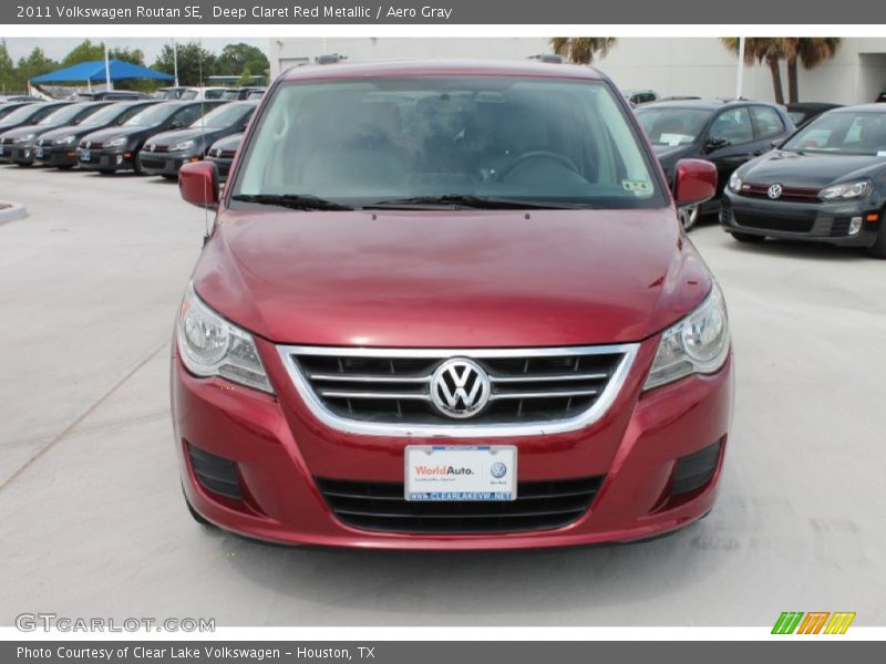 Deep Claret Red Metallic / Aero Gray 2011 Volkswagen Routan SE